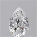 Natural Diamond 0.51 Carats, Pear with  Cut, E Color, VS1 Clarity and Certified by GIA