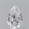 Diamante Natural 0.51 quilates, De pera , Color E, claridad VS1 y certificado GIA