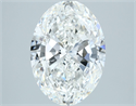 Natural Diamond 3.01 Carats, Oval with  Cut, G Color, SI2 Clarity and Certified by IGI