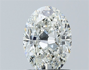 Foto Diamante Natural 0.90 quilates, Ovalado , Color I, claridad SI2 y certificado GIA de