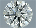 Natural Diamond 0.81 Carats, Round with Excellent Cut, J Color, VS1 Clarity and Certified by IGI