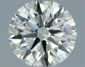 Picture of Natural Diamond 0.81 Carats, Round with Excellent Cut, J Color, VS1 Clarity and Certified by IGI