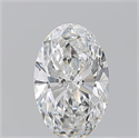 Natural Diamond 1.01 Carats, Oval with  Cut, F Color, VS1 Clarity and Certified by GIA