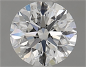 Natural Diamond 0.80 Carats, Round with Excellent Cut, F Color, VVS1 Clarity and Certified by GIA