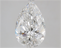 Natural Diamond 5.14 Carats, Pear with  Cut, E Color, SI2 Clarity and Certified by GIA