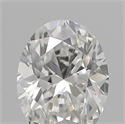 Natural Diamond 0.18 Carats, Oval with  Cut, E Color, SI1 Clarity and Certified by IGI