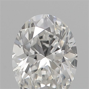 Picture of Natural Diamond 0.18 Carats, Oval with  Cut, E Color, SI1 Clarity and Certified by IGI