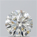 Natural Diamond 1.02 Carats, Round with Excellent Cut, K Color, SI1 Clarity and Certified by GIA
