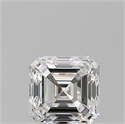 Natural Diamond 0.90 Carats, Asscher with  Cut, G Color, VS1 Clarity and Certified by GIA
