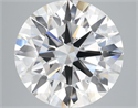Lab Grown Diamond 7.11 Carats, Round with Ideal Cut, G Color, VS1 Clarity and Certified by IGI