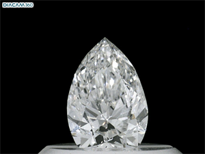 Foto Diamante Natural 0.30 quilates, De pera , Color E, claridad VS1 y certificado GIA de