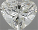 Natural Diamond 0.40 Carats, Heart with  Cut, I Color, VVS2 Clarity and Certified by IGI