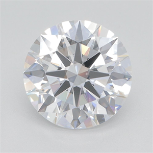 Picture of Lab Grown Diamond 3.02 Carats, Round with Excellent Cut, D Color, VVS1 Clarity and Certified by GIA