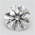 Del inventario de diamantes de laboratorio, 2.56 quilates, Redondo , Color G, claridad VS1 y certificado IGI