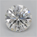 Natural Diamond 0.91 Carats, Round with Excellent Cut, G Color, I1 Clarity and Certified by GIA
