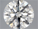 Natural Diamond 1.51 Carats, Round with Excellent Cut, G Color, SI1 Clarity and Certified by GIA