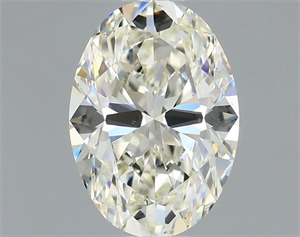 Foto Diamante Natural 0.71 quilates, Ovalado , Color J, claridad SI1 y certificado GIA de