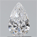 Diamante Natural 0.73 quilates, De pera , Color D, claridad VVS1 y certificado GIA