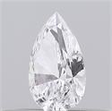 Natural Diamond 0.24 Carats, Pear with  Cut, D Color, SI1 Clarity and Certified by GIA
