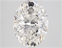Natural Diamond 2.80 Carats, Oval with  Cut, G Color, IF Clarity and Certified by GIA