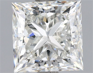 Foto Diamante Natural 1.51 quilates, Princesa , Color I, claridad VVS1 y certificado GIA de