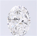Natural Diamond 2.20 Carats, Oval with  Cut, E Color, SI2 Clarity and Certified by GIA