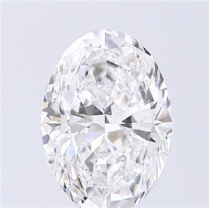 Picture of Natural Diamond 2.20 Carats, Oval with  Cut, E Color, SI2 Clarity and Certified by GIA