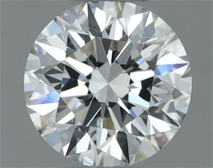 Picture of Natural Diamond 0.50 Carats, Round with Excellent Cut, H Color, VVS1 Clarity and Certified by IGI