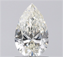Natural Diamond 1.12 Carats, Pear with  Cut, J Color, SI2 Clarity and Certified by IGI