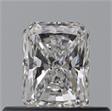 Natural Diamond 0.34 Carats, Radiant with  Cut, E Color, VVS1 Clarity and Certified by GIA