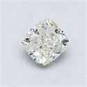 Natural Diamond 0.82 Carats, Cushion with  Cut, L Color, SI1 Clarity and Certified by GIA