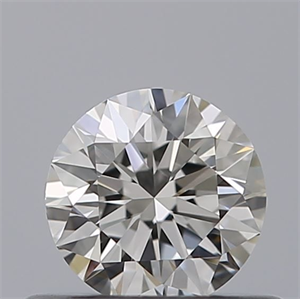Picture of Natural Diamond 0.40 Carats, Round with Excellent Cut, F Color, VVS1 Clarity and Certified by GIA