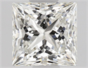 Natural Diamond 0.70 Carats, Princess with  Cut, I Color, VVS1 Clarity and Certified by GIA