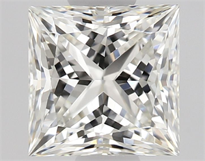 Picture of Natural Diamond 0.70 Carats, Princess with  Cut, I Color, VVS1 Clarity and Certified by GIA
