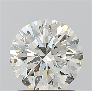 Picture of Natural Diamond 1.20 Carats, Round with Excellent Cut, K Color, SI1 Clarity and Certified by GIA