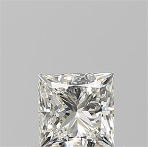 Picture of Natural Diamond 0.50 Carats, Princess with  Cut, J Color, VVS2 Clarity and Certified by GIA