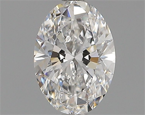 Foto Diamante Natural 0.52 quilates, Ovalado , Color E, claridad VVS2 y certificado GIA de