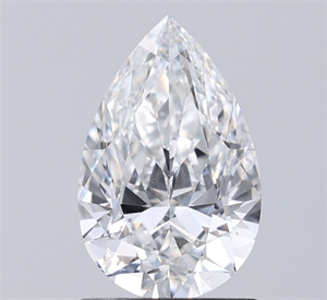 Foto Diamante Natural 1.01 quilates, De pera , Color E, claridad SI2 y certificado GIA de