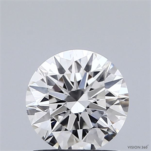 Picture of Lab Grown Diamond 1.01 Carats, Round with Ideal Cut, G Color, VVS2 Clarity and Certified by IGI