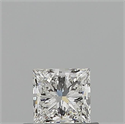 Diamante Natural 0.51 quilates, Princesa , Color G, claridad VVS1 y certificado GIA