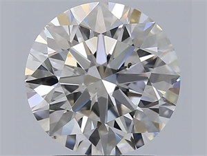 Foto Diamante Natural 1.85 quilates, Redondo , Color H, claridad SI1 y certificado GIA de