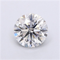 Lab Grown Diamond 1.05 Carats, Round with Excellent Cut, E Color, VS1 Clarity and Certified by IGI