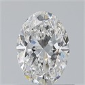 Natural Diamond 0.60 Carats, Oval with  Cut, E Color, VS1 Clarity and Certified by GIA