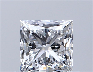 Foto Diamante Natural 0.51 quilates, Princesa , Color D, claridad VS1 y certificado GIA de