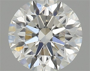 Picture of Natural Diamond 0.71 Carats, Round with Excellent Cut, I Color, VS2 Clarity and Certified by GIA