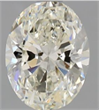 Natural Diamond 1.40 Carats, Oval with  Cut, J Color, VS1 Clarity and Certified by GIA