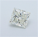 Natural Diamond 0.42 Carats, Princess with  Cut, L Color, VVS1 Clarity and Certified by GIA