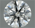 Natural Diamond 0.56 Carats, Round with Excellent Cut, L Color, IF Clarity and Certified by GIA