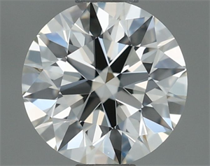 Picture of Natural Diamond 0.56 Carats, Round with Excellent Cut, L Color, IF Clarity and Certified by GIA