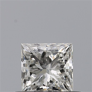Picture of Natural Diamond 0.40 Carats, Princess with  Cut, G Color, VVS1 Clarity and Certified by IGI